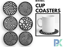 Minimal Cup Coasters