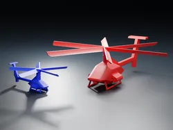 Print-In-Place Helicopter
