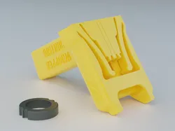 Print-In-Place Saucer Launcher - Version 2