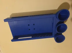 Shower phone holder with sound Amp