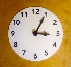 Simplest Learning Clock (školní hodiny)