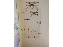 Subgroup diagram of S4 made out of cycle graphs