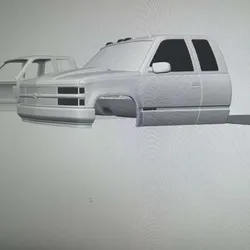 1997 OBS extended cab with cab lights cab and parts