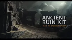 Ancient Ruin Kit - 40 plus Elements 3D model