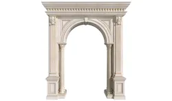 Arched interior doorway in a classic style 3D model