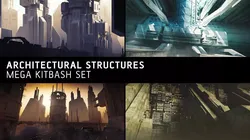 Architectural Structures Kitbash Set 3D model