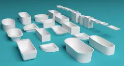 Bathtubs and sinks Low-poly 3D model
