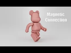 Bearbrick 280mm Move 3D print model