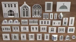 Building Facade Collection 3 - 34 pieces 3D model