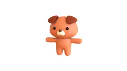 Chubby Bear Animated for Games