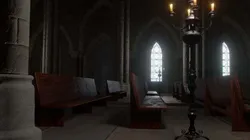 Church Low-poly 3D model
