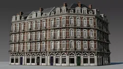 Classic European Modular Apartment 3D model
