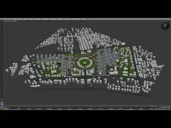 Contemporary Art Gallery Low-poly 3D model
