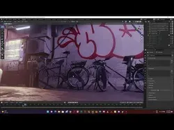 Cyberpunk Suburb Street 3D model