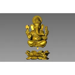🐘 Divine Lord Ganesha: High-Detail 3D STL 🕉️✨