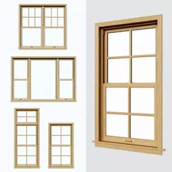 Double Hung-Sliding Sash Windows 3D model