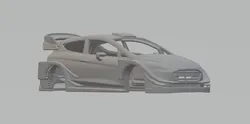 Fiesta rally 3D Print Model in Vehicle 561103