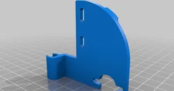 Filament runout sensor mount with cable grip