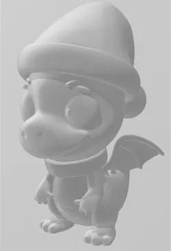 HoHo Dragon – Christmas Figurine