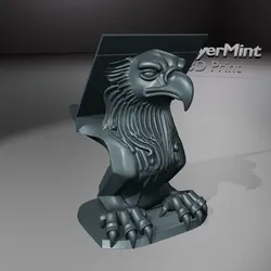 Home Decorations & Ornaments STL Download - Griffin Mythological Laptop Stand – Fantasy Desk Riserby LayerMint