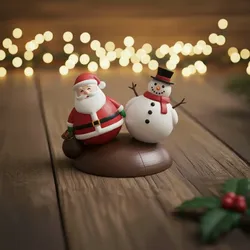Home Decorations & Ornaments STL indir - Christmas Duo Dashboard - Countless_Sm