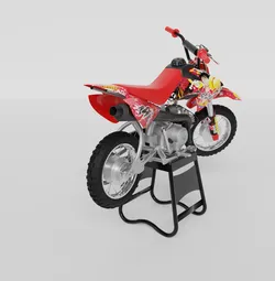 HONDA CRF 50 3D MODEL