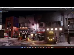 Japenese Street Scene  3D model