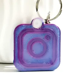 Jewelry & Accessories STL تنزيل - INSTAGRAM KEYCHAIN - Douja