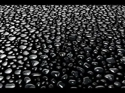 Liquid droplets bundle - Seamless patch of water drops 3D model