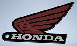 Llavero Honda Motos en impresora 3d