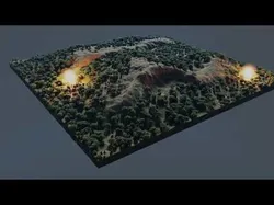 Low poly tree pack for large scenarios Low-poly 3D model