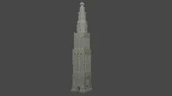 Martini Tower Groningen 3D print model
