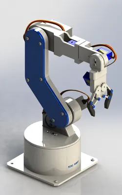 Mini Arduino Robot With Finger Gripper