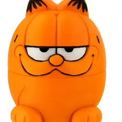 Other STL Descărcare - Garfield Container with Surprise toy - 3DTimeWarp