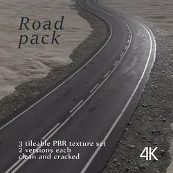 PBR Road texture pack  Texture