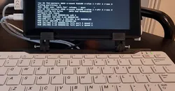 Pi 400 Screen Holder for Waveshare 7'' HDMI Display