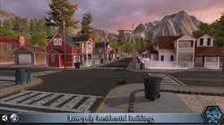 Residential Houses Low-poly 3D model