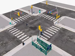 Road Street Collection 3D model