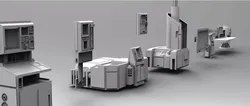 Scifi computers kitbash 3D Model 3D model