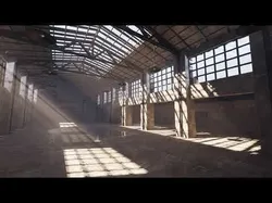 SHC Old Factory hall Low-poly 3D model