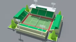 SimplePoly Stadium Kit Low-poly 3D model