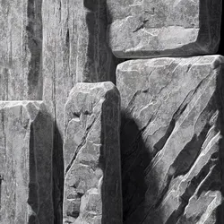 Slab stone rock big n1 3D model