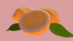 Stylized Lemon Slice – 3D Model 🍋