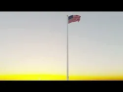 US Flag - Animated 3D model