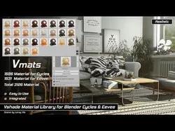 VMATS Realistic Material Library for Blender Cycles and Eevee Texture