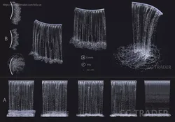 Wall Fountains Big cascade  3D model
