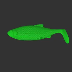 Westin Ricky the Roach Shadtail 180mm - Soft Plastic Lure Mold STL File