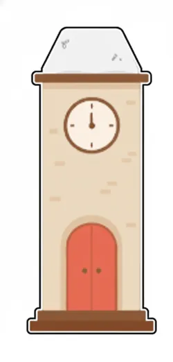Clock Tower Cookie Cutter