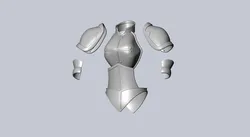 Fairy Tail Erza Scarlet Heart Kreuz Armor Set