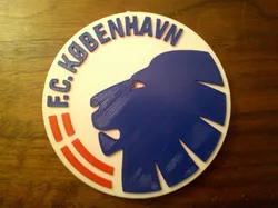 FC Copenhagen Logo Coaster or Plaque